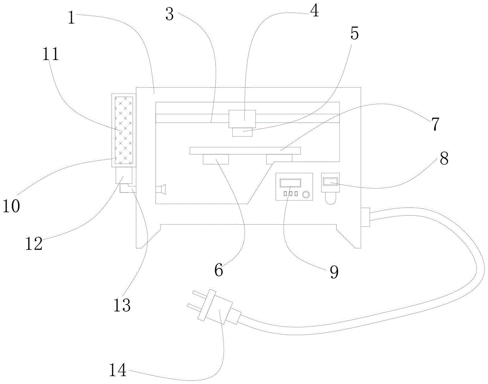 一种可避免油墨挥发的3D打印机的制作方法