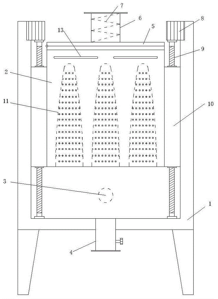 蒸谷米生产用浸泡装置的制作方法