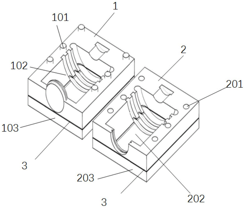 一种拉伸吹塑成型机的吹塑模具的制作方法