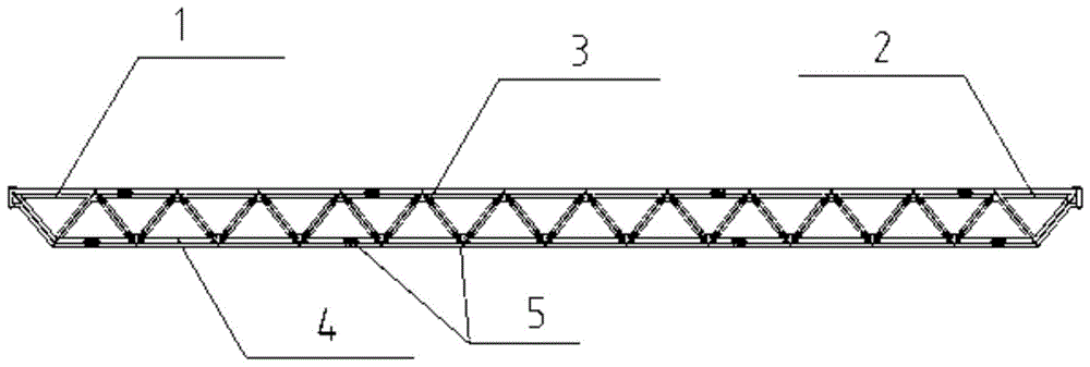 一种新型桁架结构梁的制作方法