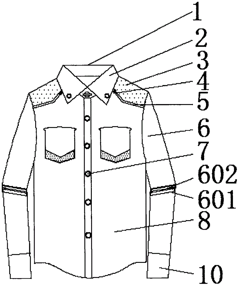 一种速干衬衫的制作方法