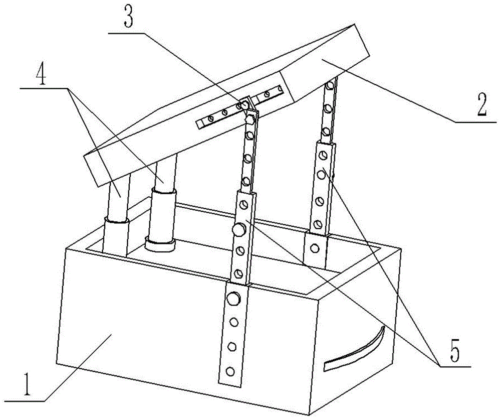 一种便携式画板的制作方法