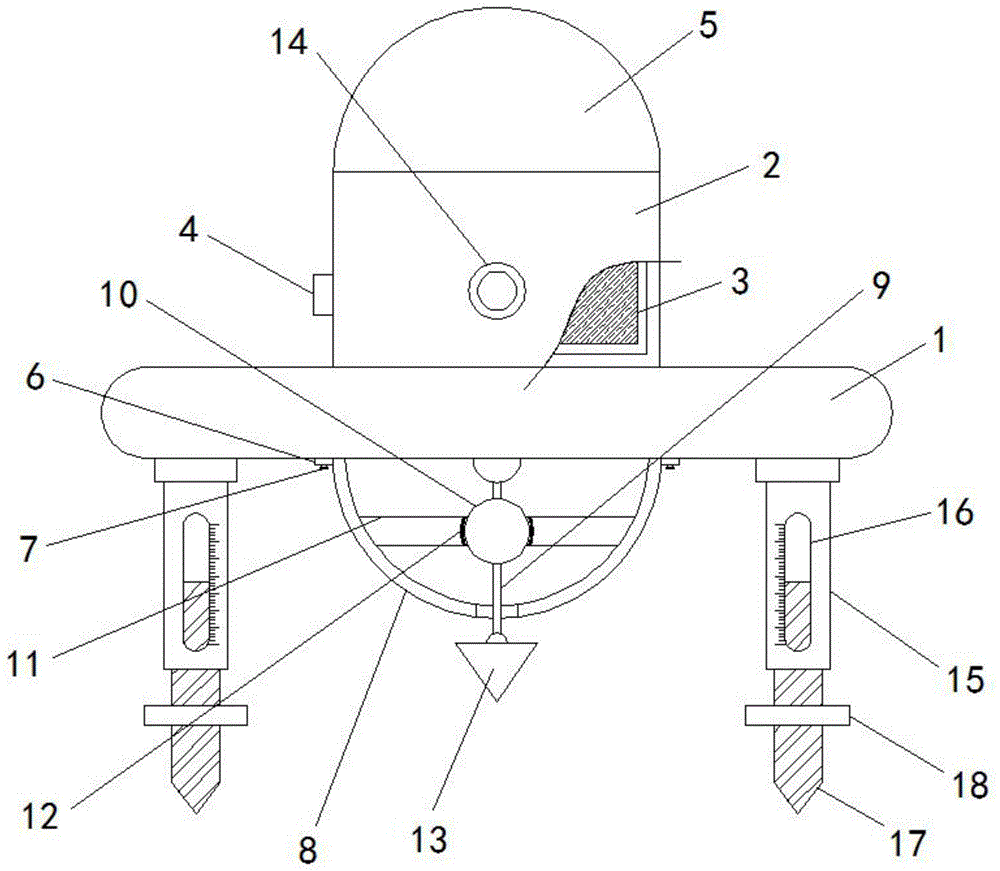 一种建筑设计用水平测量设备的制作方法