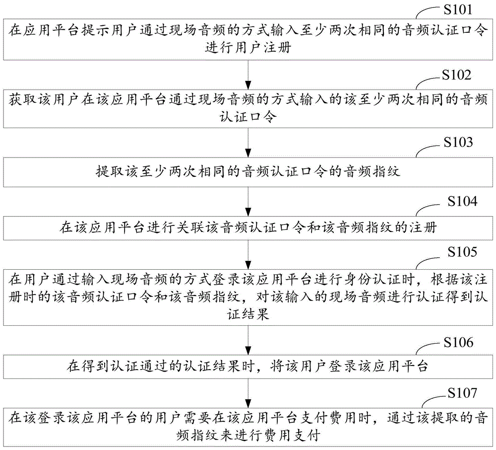 一种基于音频指纹的支付方法和装置以及设备与流程