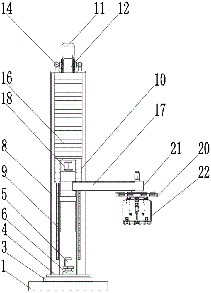 立柱式关节机器人的制作方法