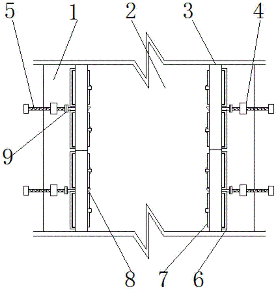 一种瓦楞纸板物流入库用便于调节间距的导向装置的制作方法