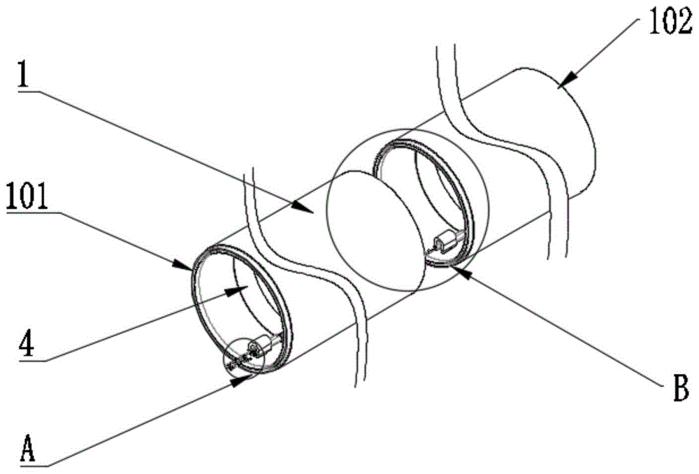 一种可进行收卷调节的装饰管结构的制作方法
