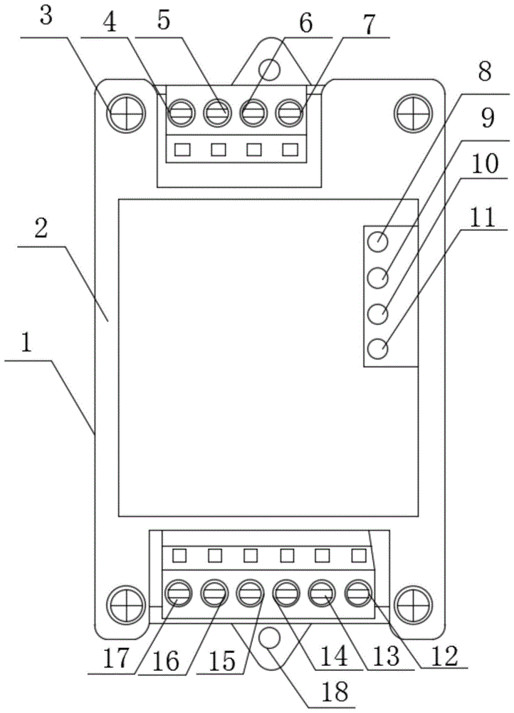 一种基于Modbus协议和RS485的模拟信号采集装置的制作方法