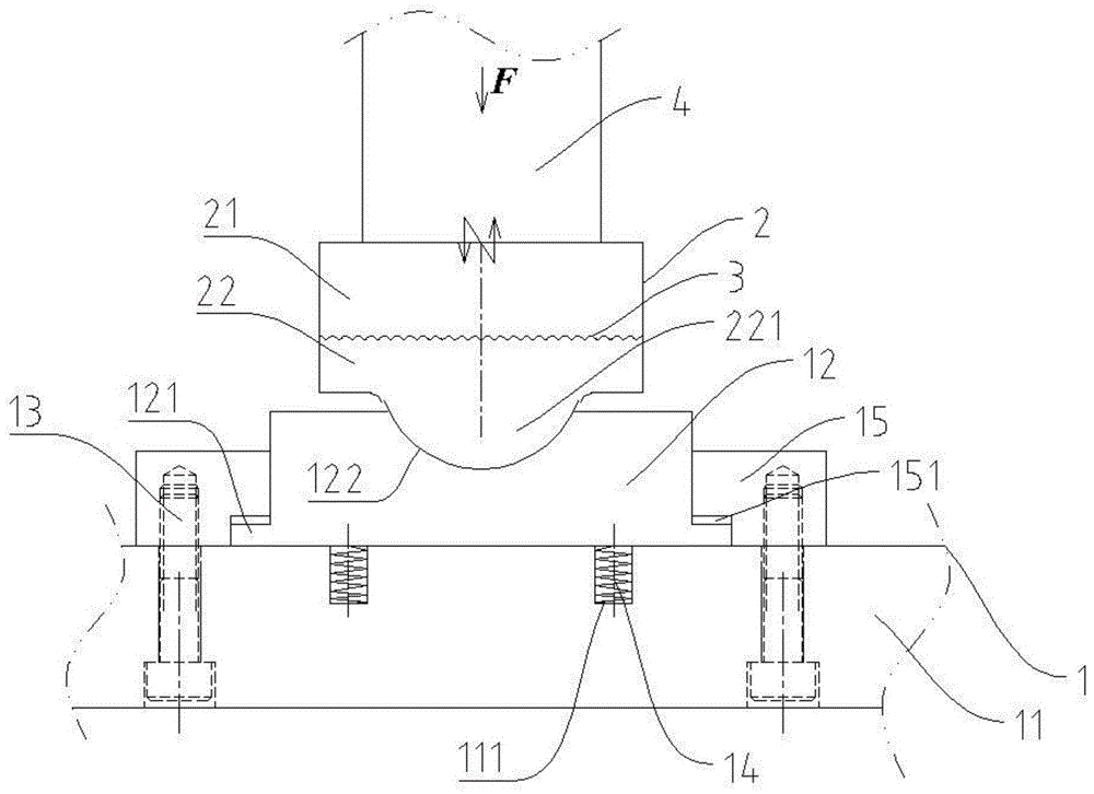 大面积微流道极板超声场助校形装置的制作方法