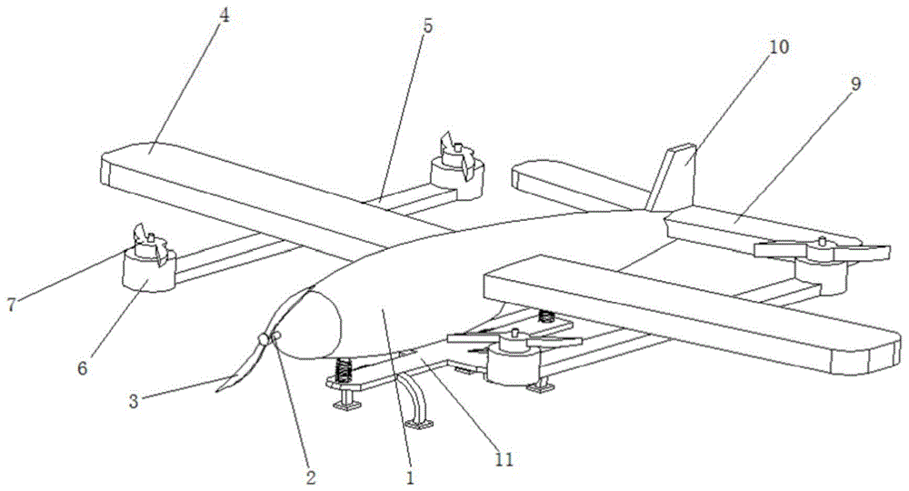 一种固定翼垂直起降无人机的制作方法