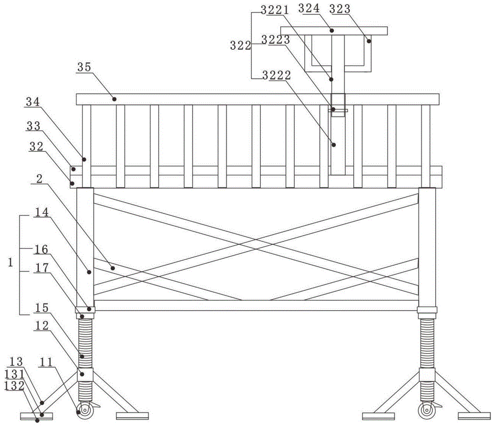 建筑用脚手架的制作方法