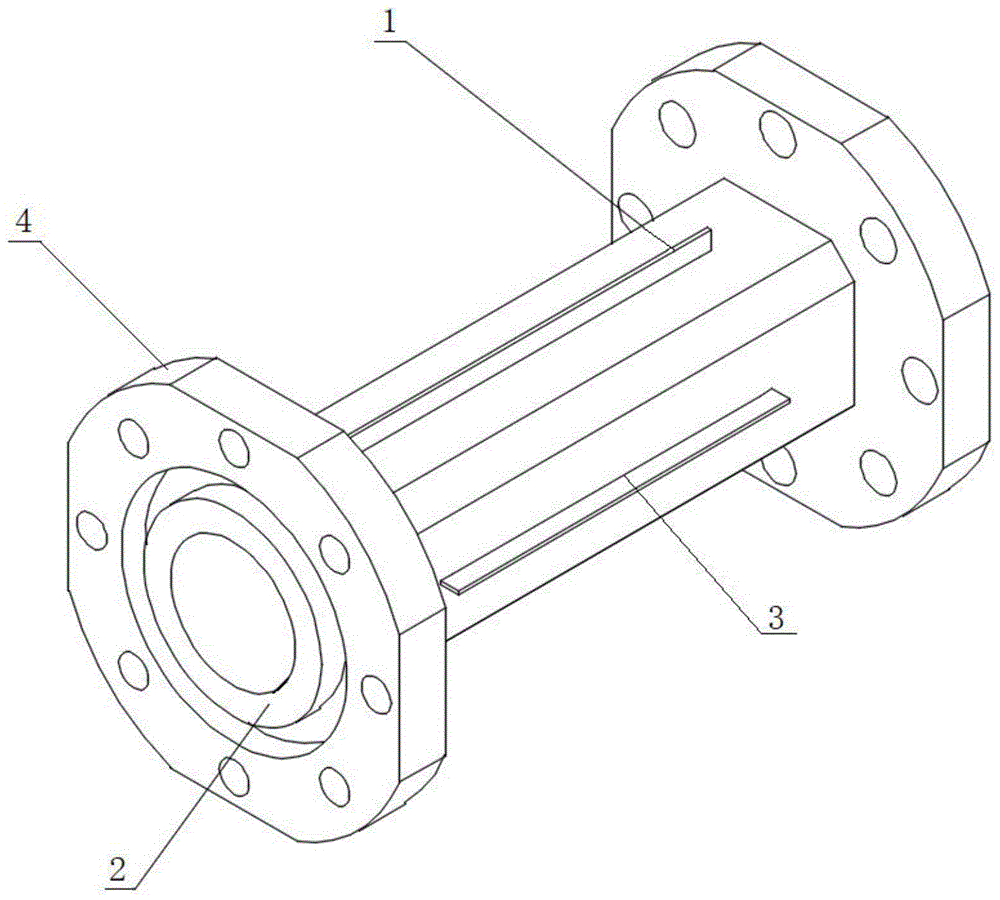 金属膜片开槽加载圆波导圆极化器的制作方法
