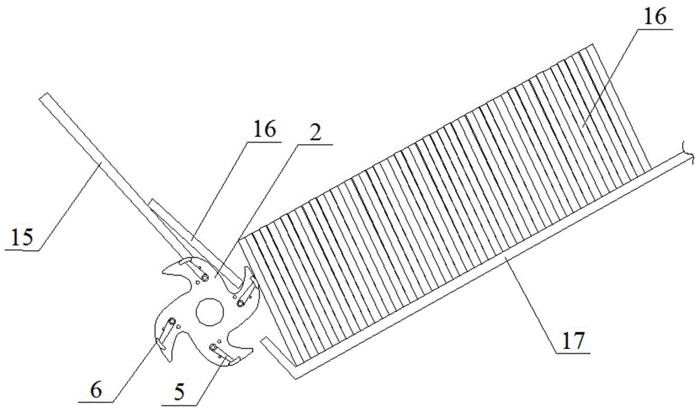 一种铅笔板排齐用的飞叶轮及使用该飞叶轮的推进装置的制作方法