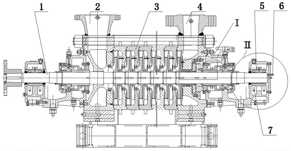 一种无止推轴承多级离心泵的制作方法