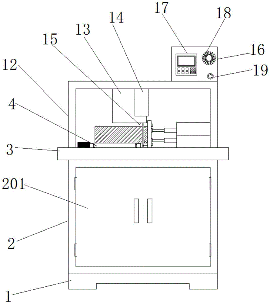 一种用于木屋搭建的木块快速分板装置的制作方法