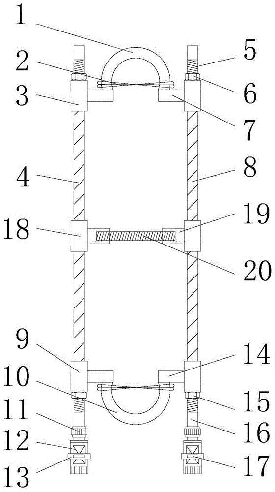 高强度钢筋勾树装置的制作方法