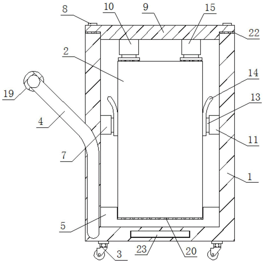 一种具有减振防护组件的模温机的制作方法