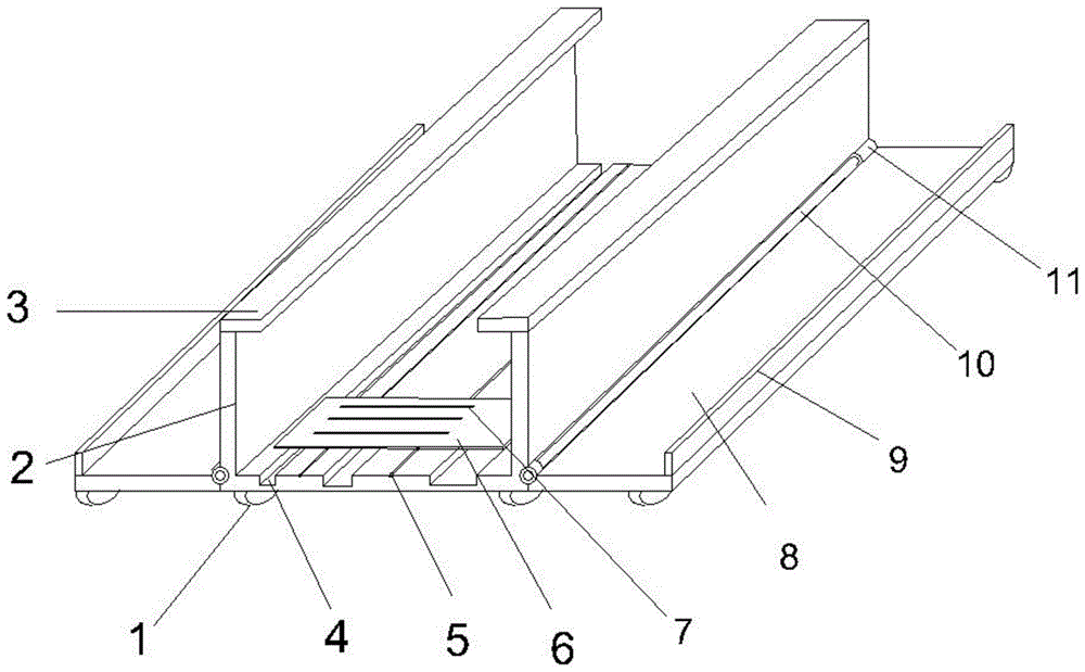 一种桥梁建筑用成型钢筋制品运输装置的制作方法