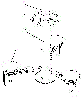 一种三人扭腰器的制作方法