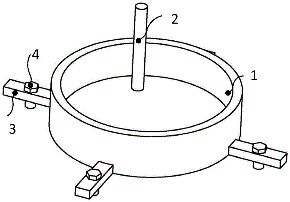 一种风电法兰钻螺纹孔用标记装置的制作方法