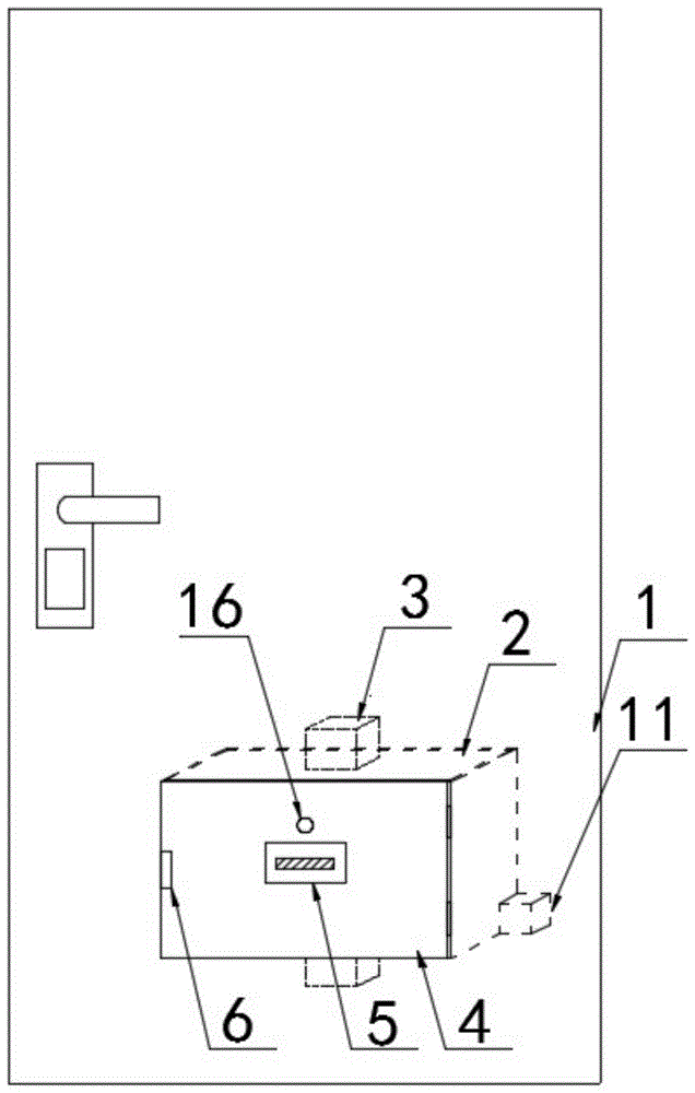 一种安全智能快递收件门的制作方法