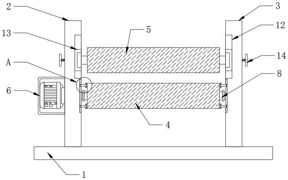 一种金属拉丝机用拉丝轮加固装置的制作方法