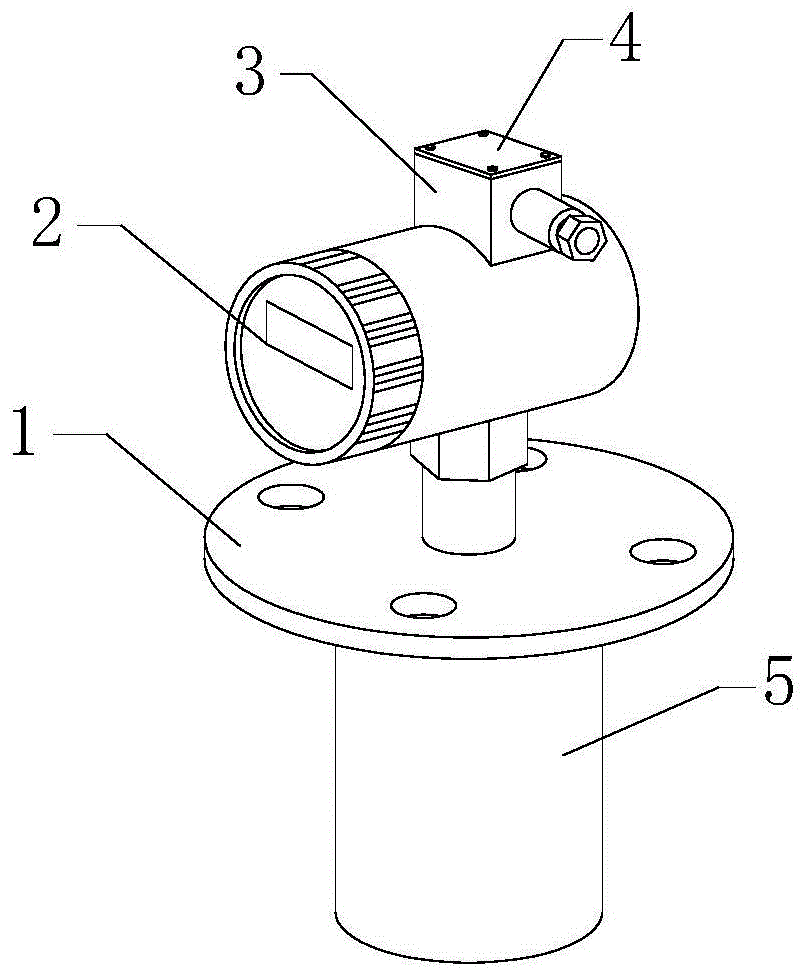 一种带收纳装置的投入式液位变送器的制作方法
