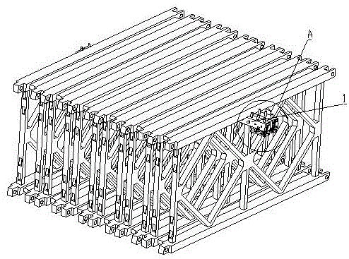 一种贝雷架夹具的制作方法