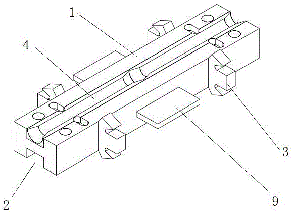 一种内嵌式水箱导槽的制作方法