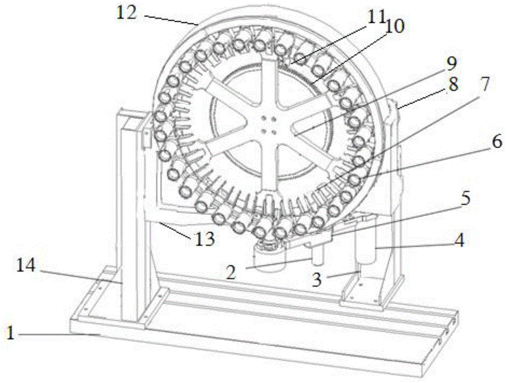 一种基于凸轮机构换刀的盘形刀库的制作方法