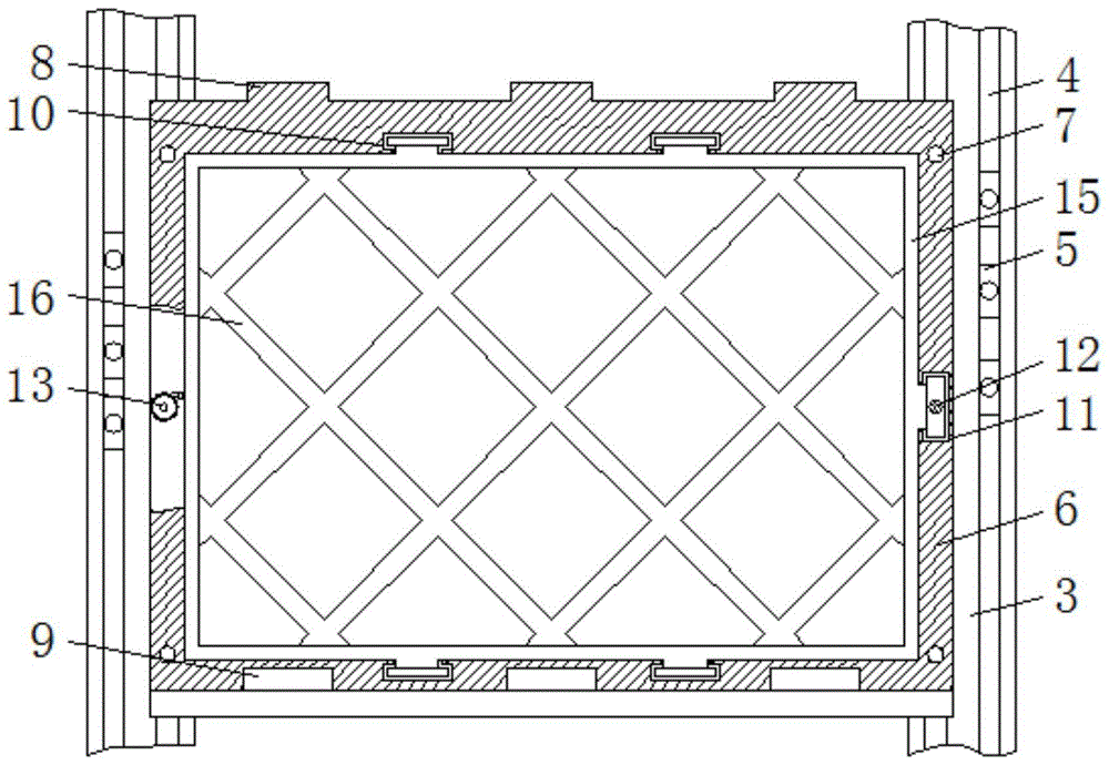 一种建筑墙体用保温棉的固定结构的制作方法