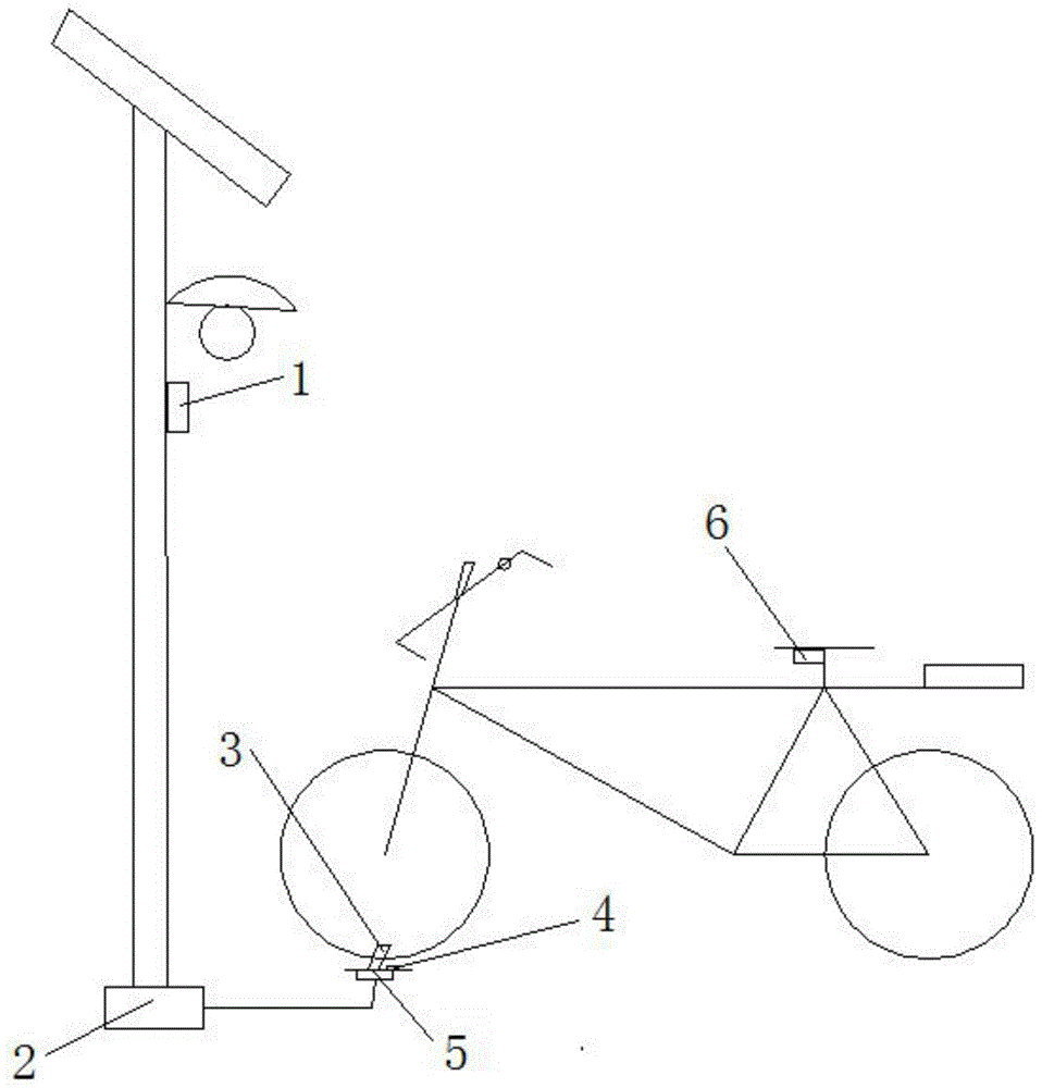 一种自行车防盗系统的制作方法