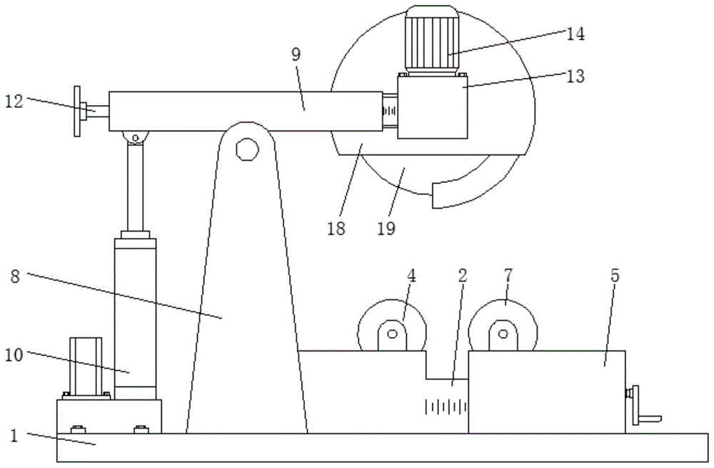 一种镀锌钢管切管机的制作方法