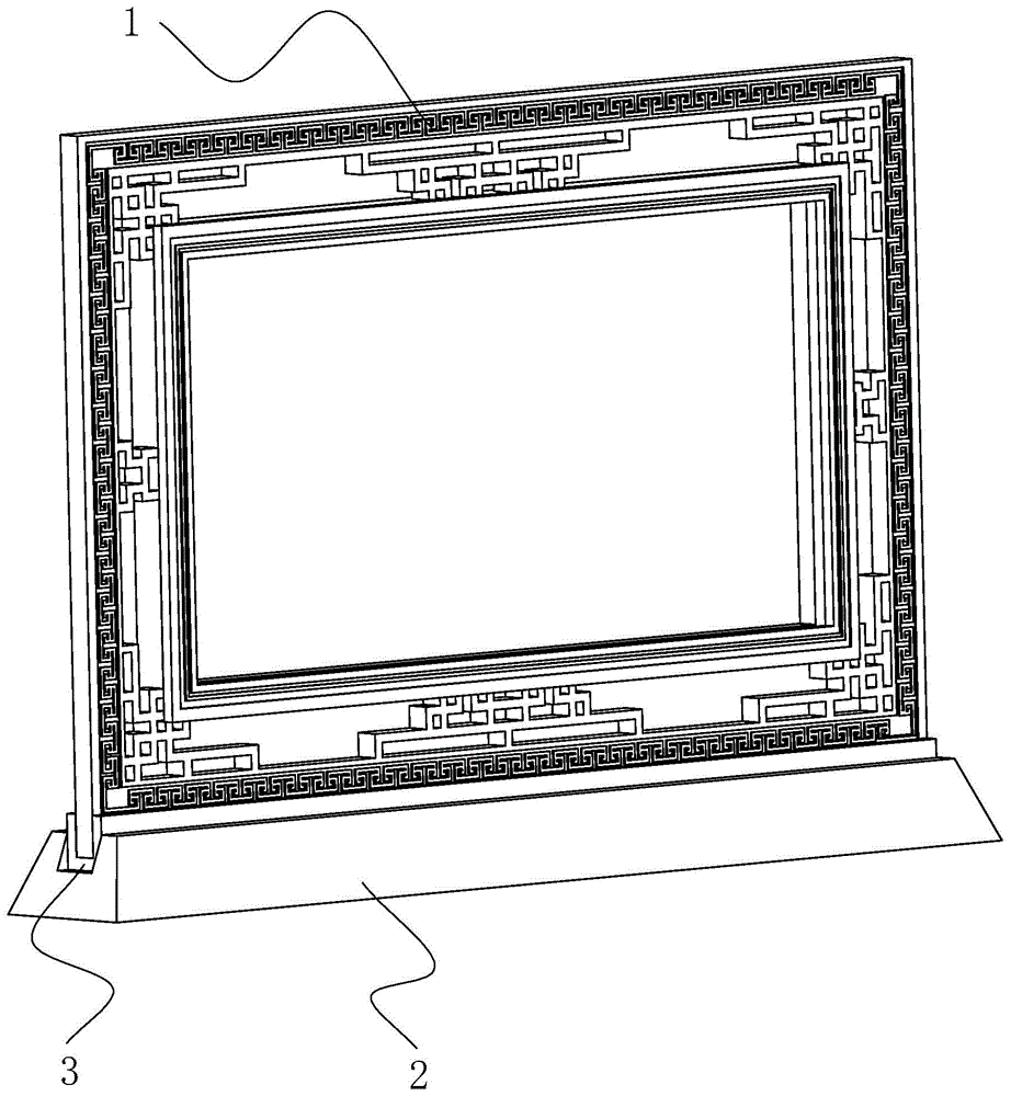 一种金属画摆件外框的制作方法