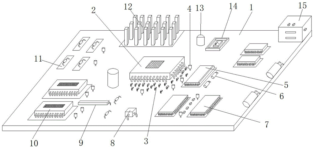 一种短路保护元器件的新型集成电路板的制作方法