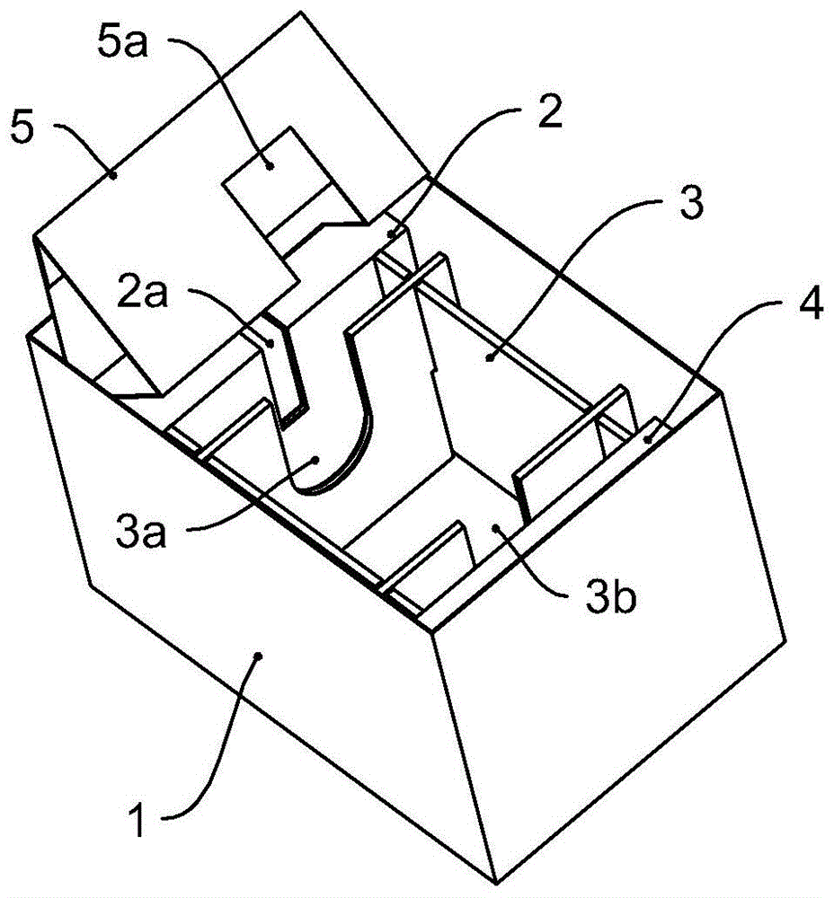 用于放置气罐泵的缓冲纸箱结构的制作方法