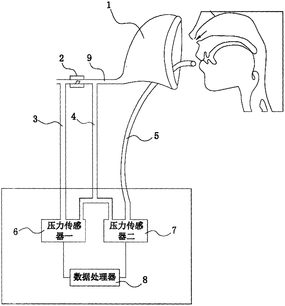 一种鼻阻力测试装置的制作方法