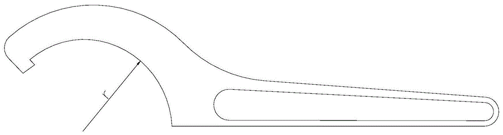 一种可调式钩形扳手的制作方法