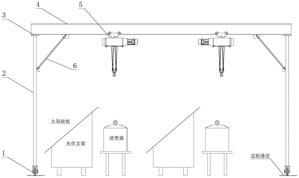 一种光伏变压器组件吊装移动架的制作方法