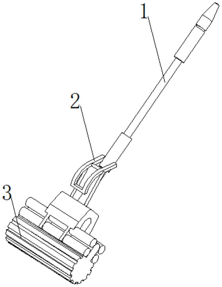 一种海绵拖把清理装置的制作方法