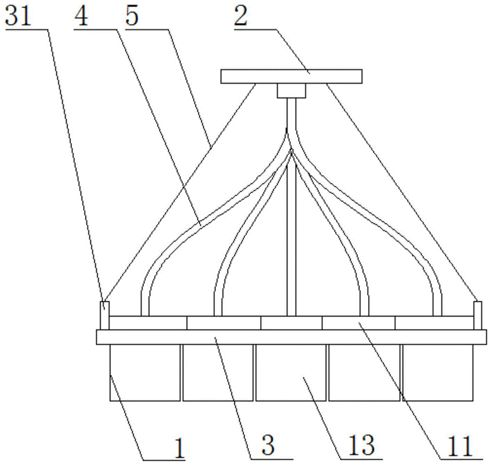 一种灯体以及一种吊灯的制作方法