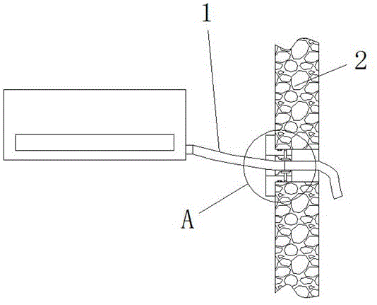 一种便于适应不同直径规格管道的空调排水管固定结构的制作方法