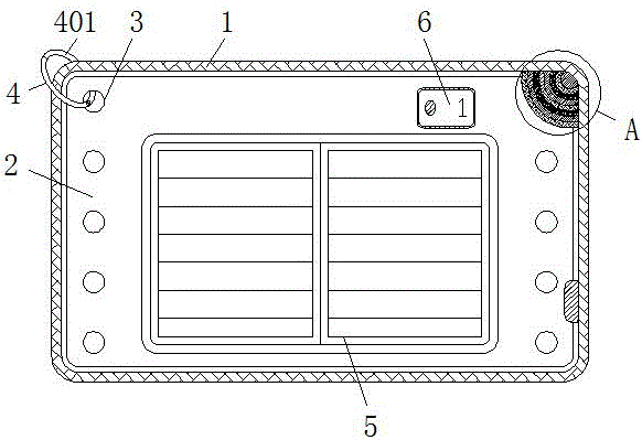 一种具有防脱落结构便于填写辨认的荧光型面单的制作方法