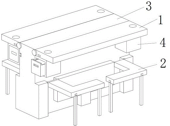 一种一体式折叠桌椅套件的制作方法