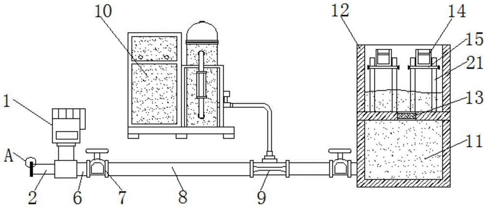 一种曝气生物滤池与臭氧氧化组合系统的制作方法