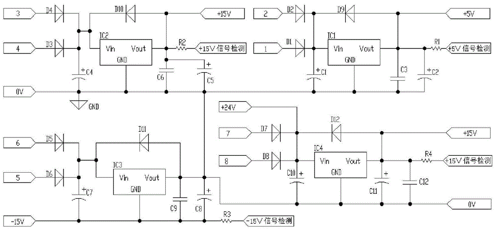 一种多路交流转直流变换电路的制作方法