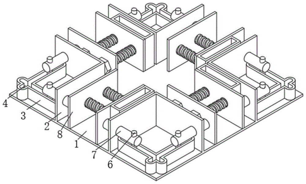 一种建筑墙用十字插接结构的制作方法