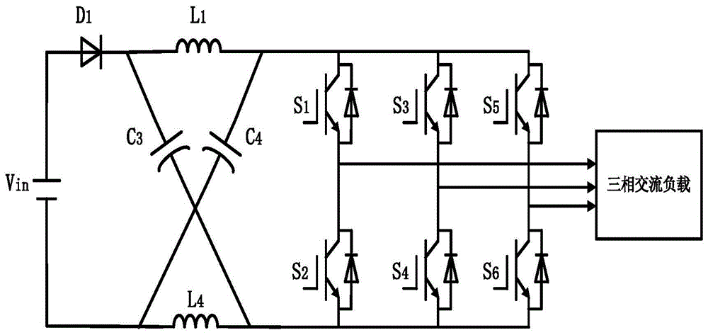 一种混合开关电感高输出电压增益Z源逆变器的制作方法