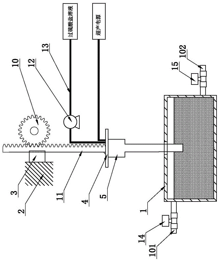 一种超声联合过硫酸盐污泥灭菌装置的制作方法