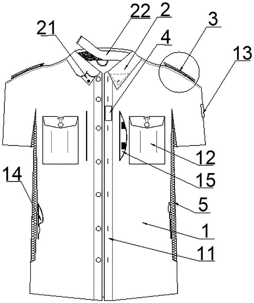 多用途检查制服衬衫的制作方法